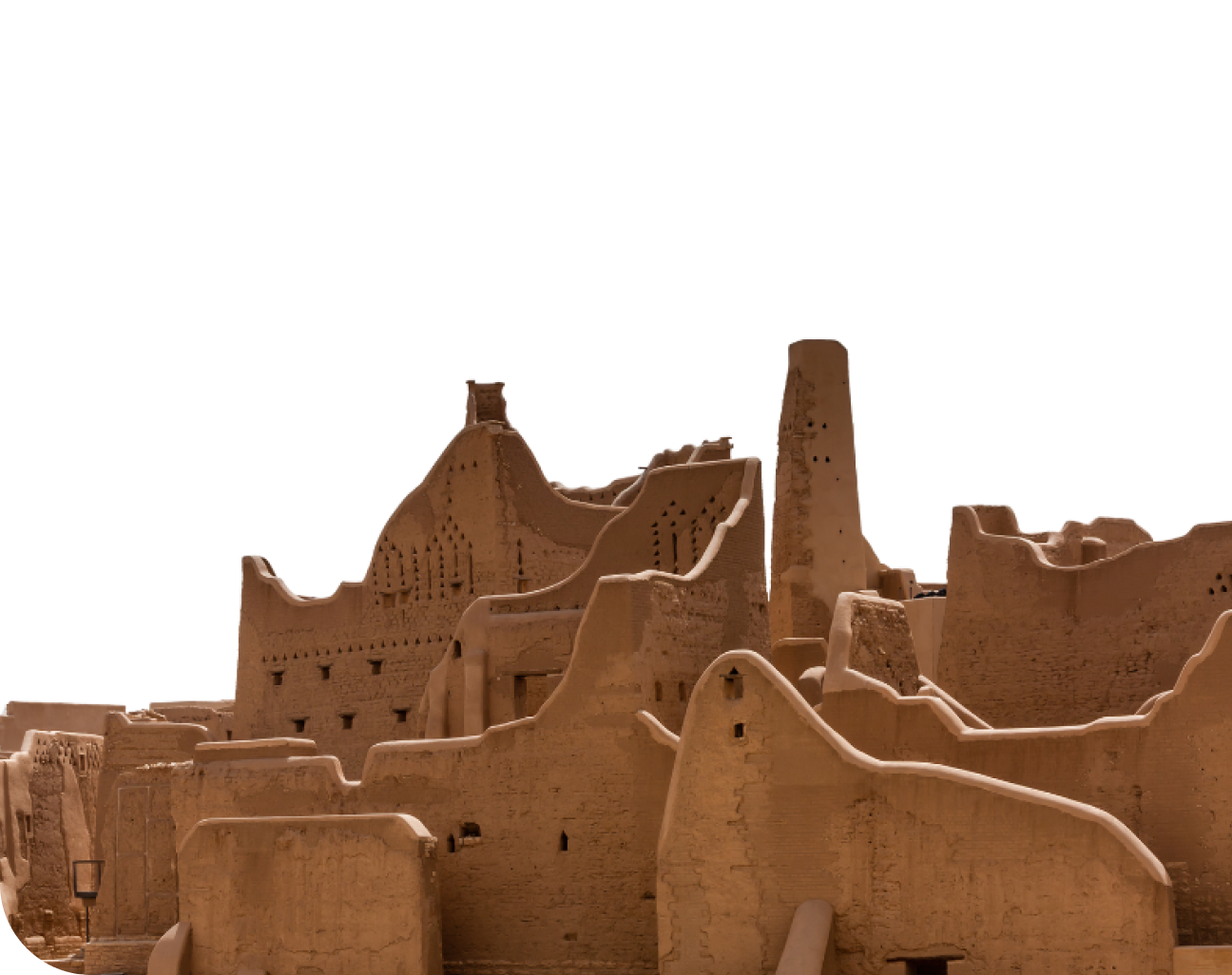 Traditional mud-brick architecture in Riyadh
